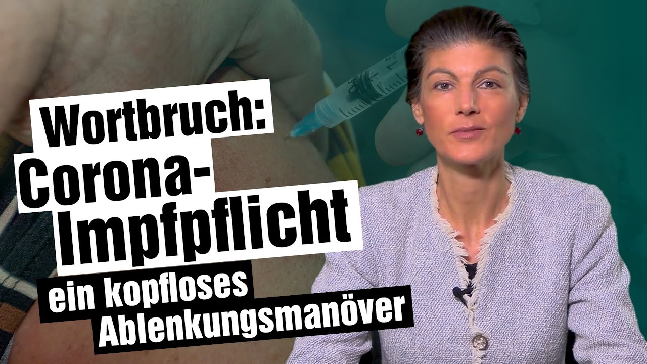 Wortbruch: Corona-Impfpflicht - ein kopfloses Ablenkungsmanöver