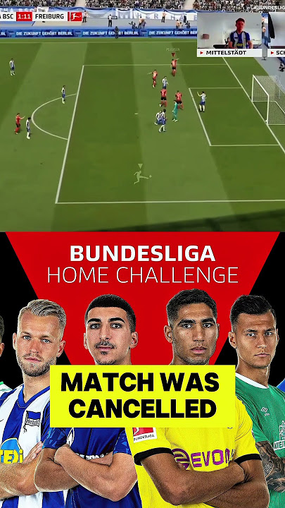 No ball, no problem. A canceled match in Germany? They played it on FIFA instead⚽🎮