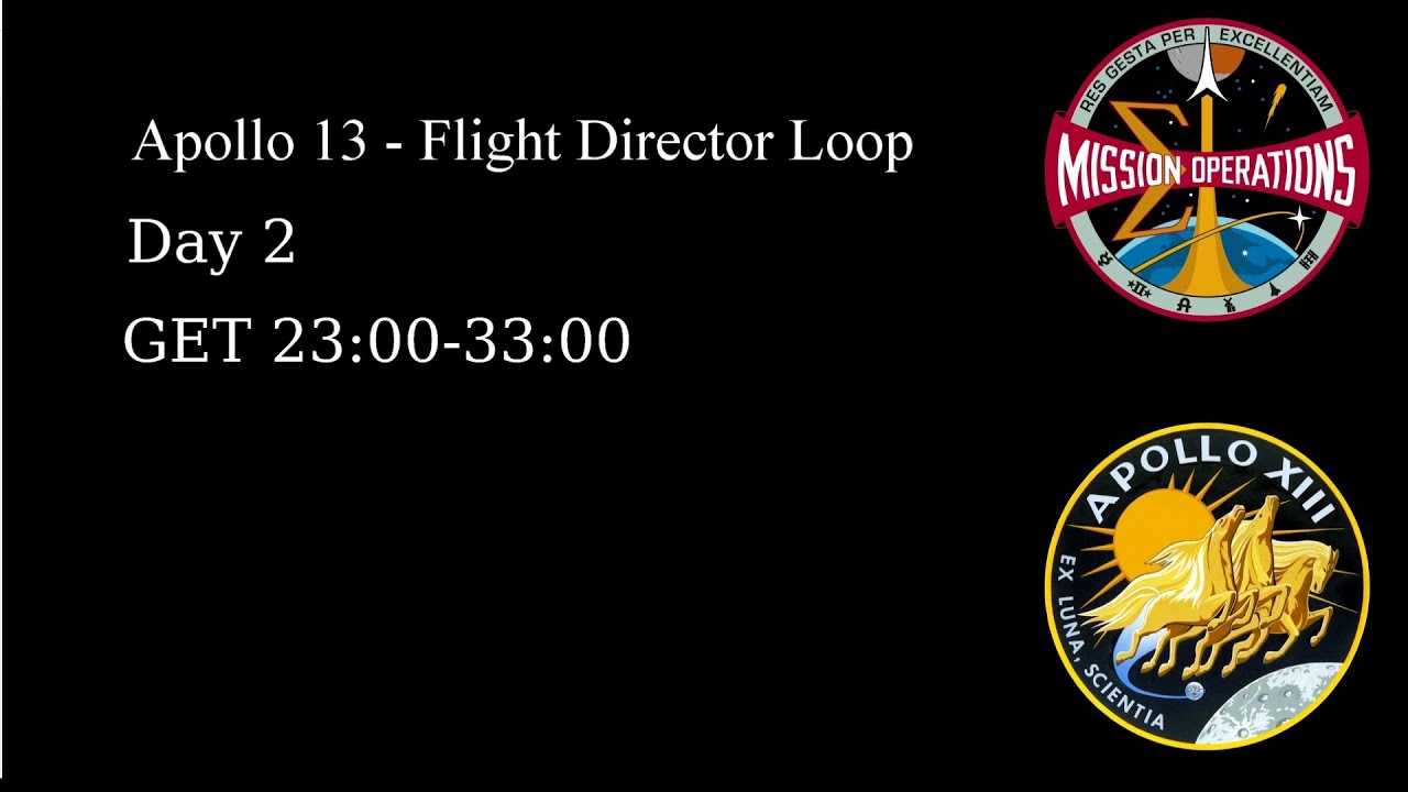 Apollo 13 - Flight Director Loop (GET: 