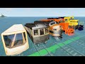 Train Water Battle - Beamng Drive