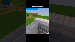 Bamboo Farm #gameshorts #minecraft #minecraftbeauty #minecraftbuilding