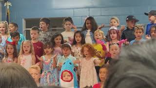 Joan Walker elementary kindergarten graduation performance 2024 2