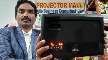 How to Solution Dell 1210s projector Three red light Blinking | See Live training