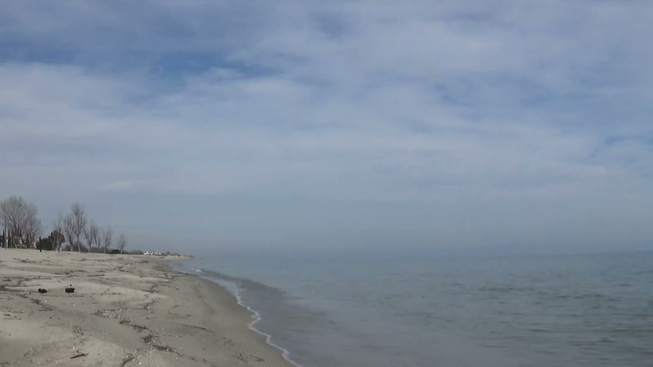 Calm Winter Aegean Sea 🌊 | Paralia Katerini, Greece | February 2026