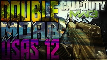 MW3: *SOLO* DOUBLE USAS 12 MOAB! (Double Shotgun MOAB)