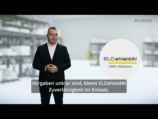 KI-gestützte Fußgängererkennung | Ohne oder mit Tag | ELOshieldAI von ELOKON
