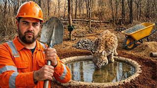 Construí un bebedero en plena sequía - los animales lo necesitaban