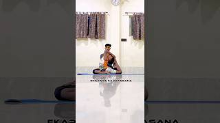 EKAPADA KAPOTASANA | OM | #shorts #trending #yoga