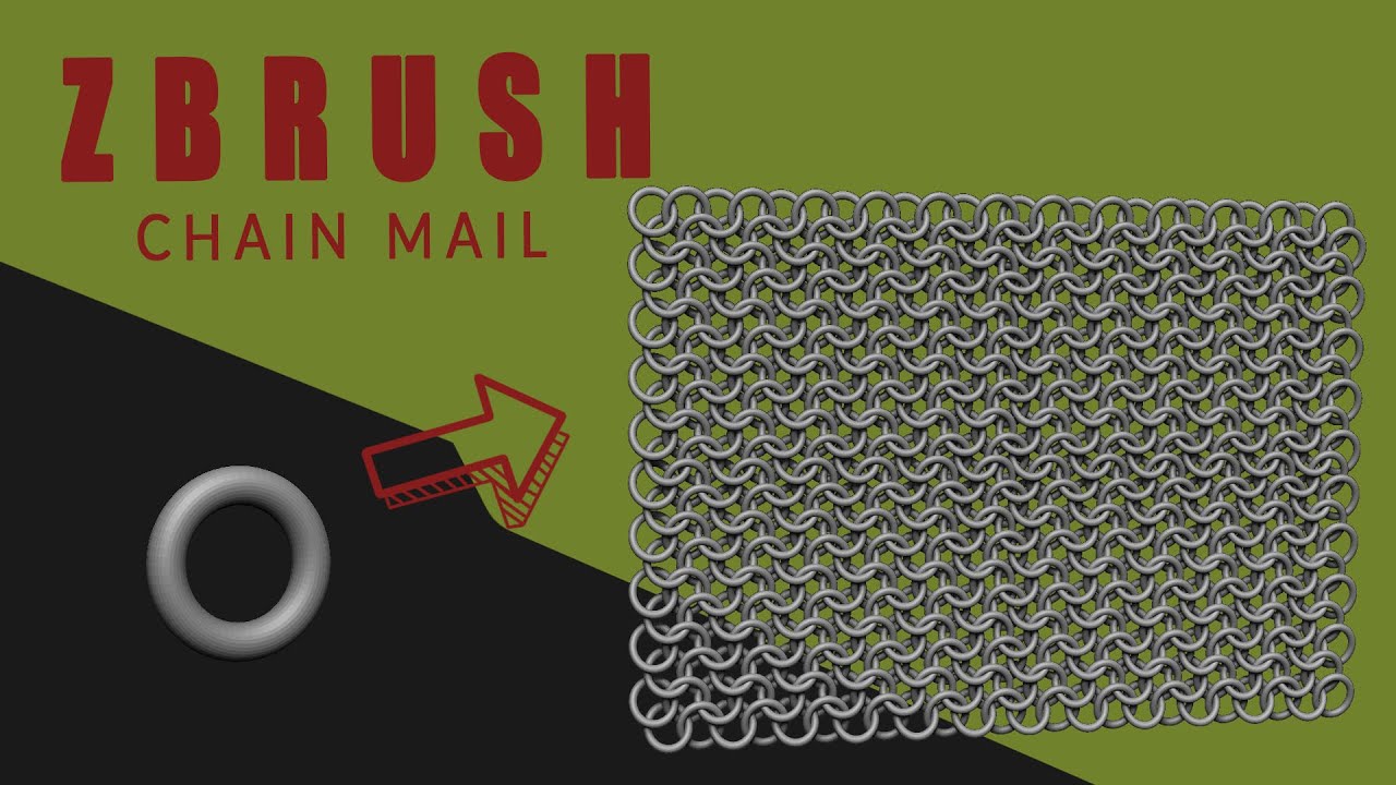 making chain mail zbrush