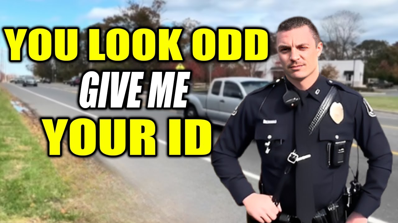 STRANGE ID REFUSAL SURPRISES POLICE OFFICER
