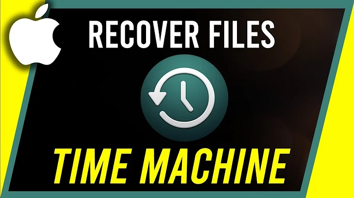 How to restore files from a Time Machine back up