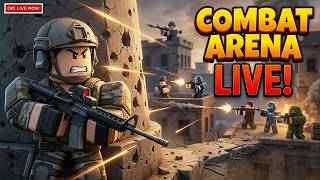 ROBLOX COMBAT ARENA LIVE: Non-Stop Action &amp; Intense Firefight! (#HeroGamerzPK)