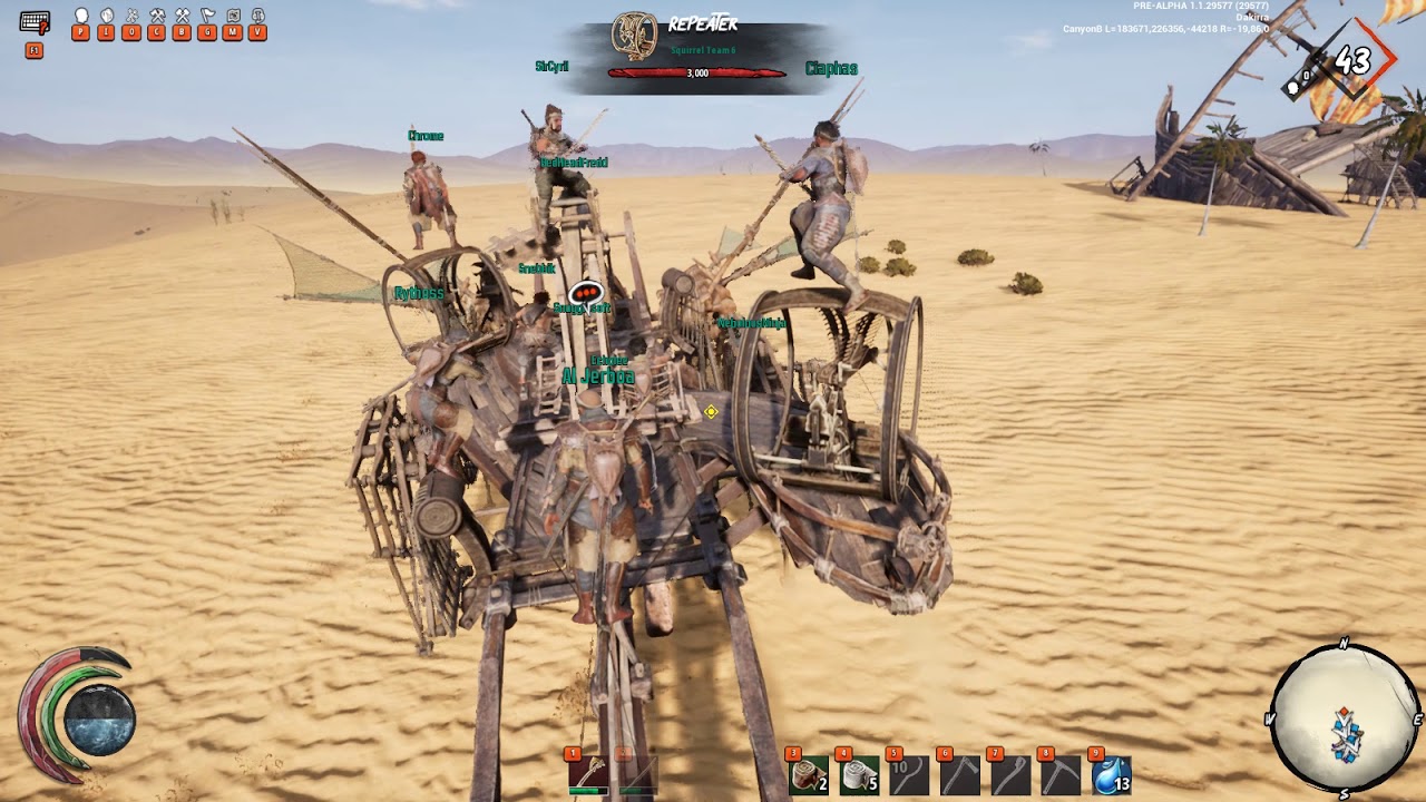 Last Oasis raiding dance party