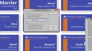 Fit Text To Frame And Data Merge 12