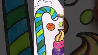 Colorful Candy Land Treats 🍭🍪🧁🍬 #shorts #art #sweet #candy #coloring