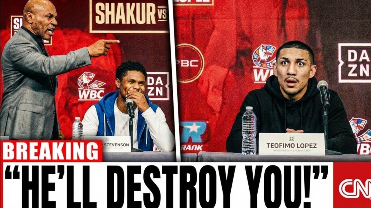"Press Conference CHAOS! Mike Tyson SNAPS On Teofimo Lopez at Press Conference!"
