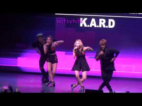 170702 K.A.R.D in Brazil - Rumor + Don't Recall (Hidden Version) Fancam Part 1/4