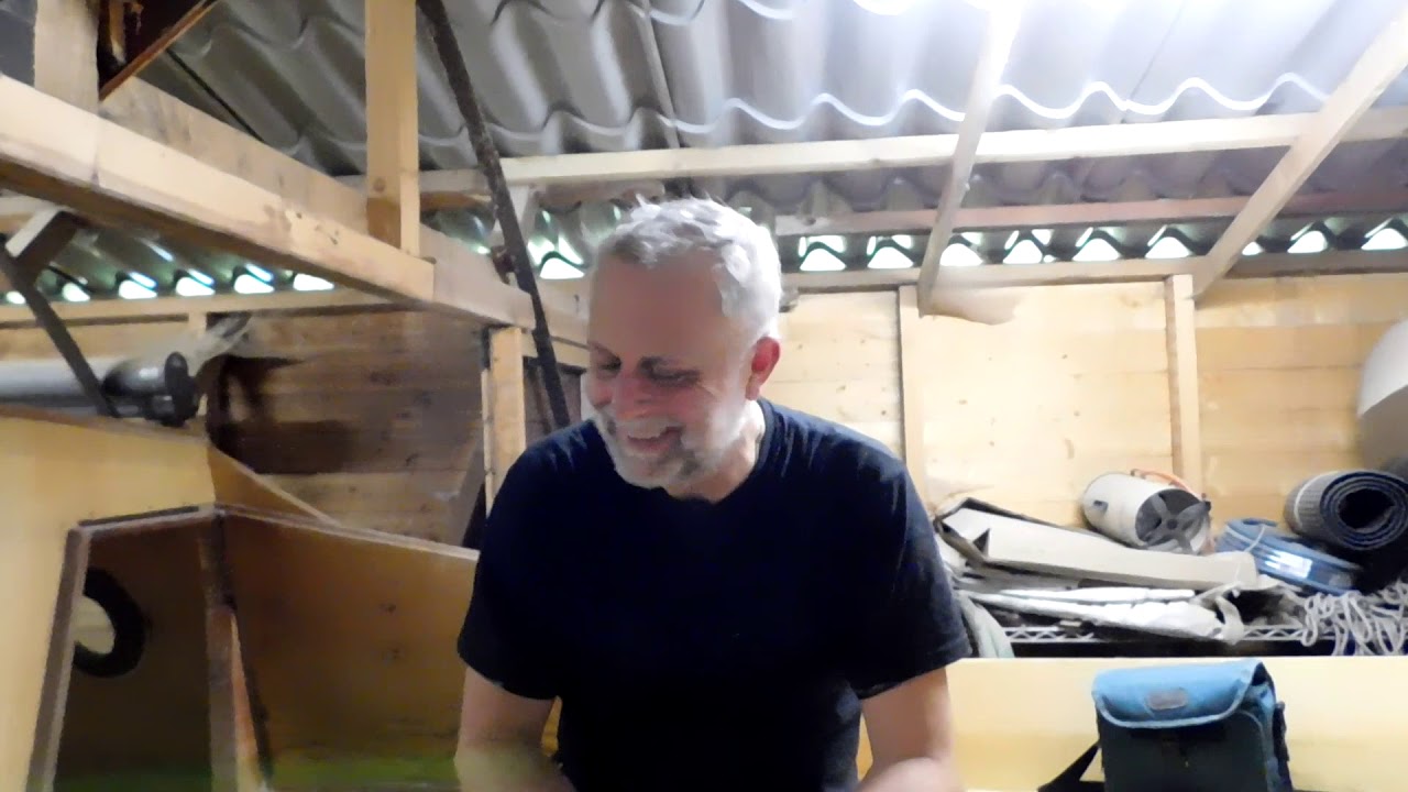 Glassing the aft deck - SV Tapatya EP87