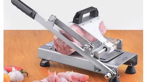 Manual Frozen Meat Slicer Machine - Economical and Easy Use
