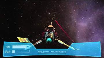 Blender Space Game - HUD Elements Test