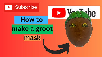 How to make a groot mask (you can make your own as well)