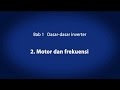 1. Dasar-dasar inverter － Motor dan frekuensi　《Inverter bagi pemula(3/18)》