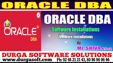 OracleDBA Tutorials|| Software installations VMWare  by  shiva