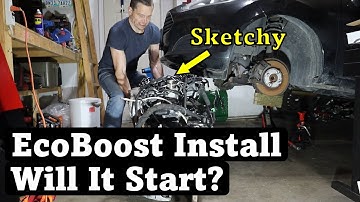 EcoBoost Installation & Startup (Will it Start?) | Fiesta Resurrection - Part 9