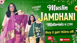 Threads Of Tradition Hand-Woven Jamdhani Excellence Free Shipping