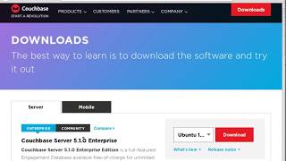 step1: download couchbase server & sync gateway