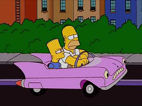 Los Simpson - Coche eléctrico