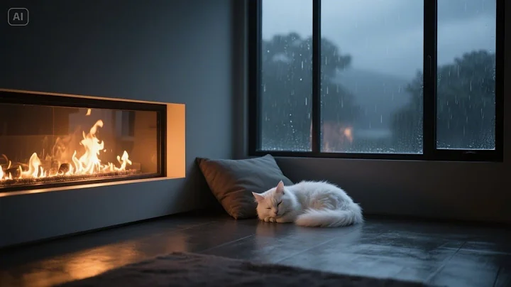 Video 10016141: white turkish angora cat, beautiful turkish angora cat, cat sleeping