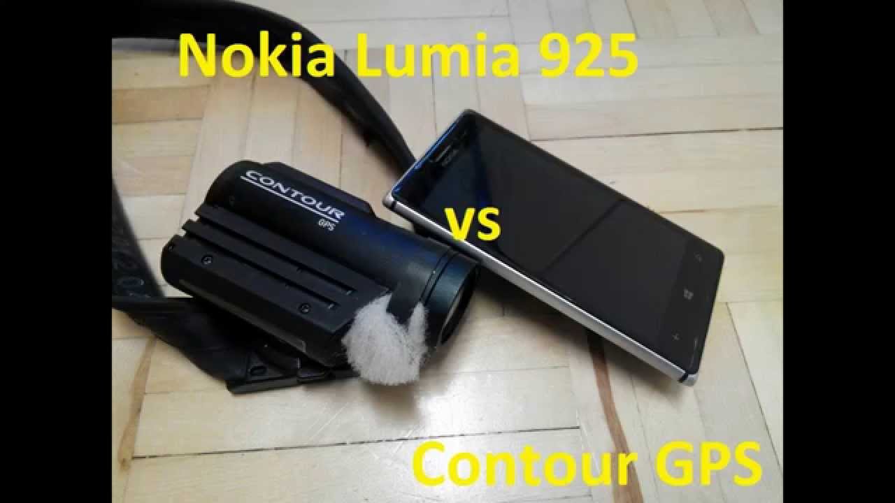 Nokia Lumia 925 ja Contour GPS kameravertailu