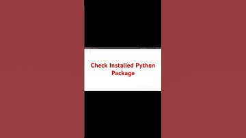 How to check python package currently installed#python #pythonprogramming #pip #pythontutorial