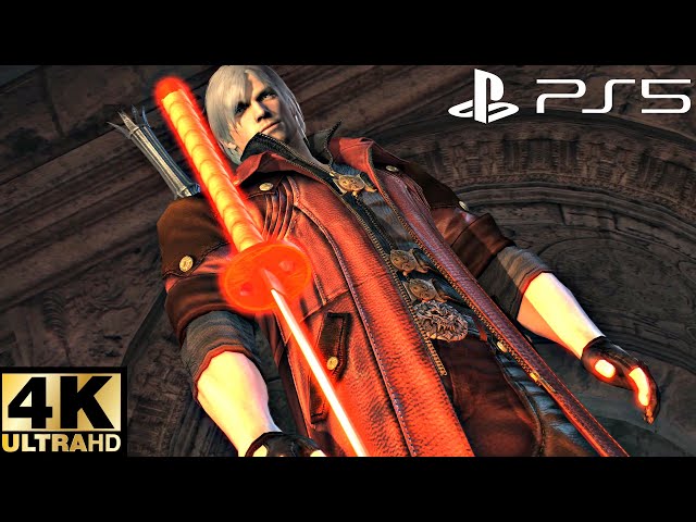 DANTE Uses Vergil's Katana Yamato Scene - Devil May Cry (4K Ultra HD) 