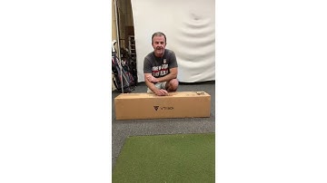 Vtrack golf launch monitor unboxing, mounting, software set up, first shot in GSPro
