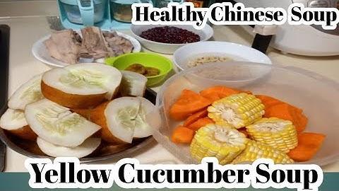Yellow Cucumber Soup||with Corn & Carrot||Chinese Soup