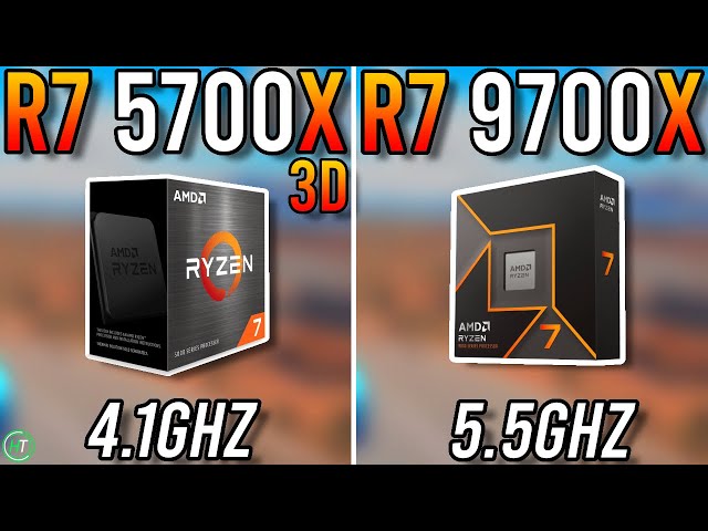 Ryzen 7 5700X3D vs Ryzen 7 9700X - Big Difference? - YouTube