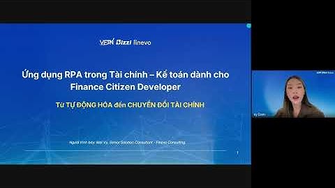 RPA Fundamentals & Demo (Phần 1)