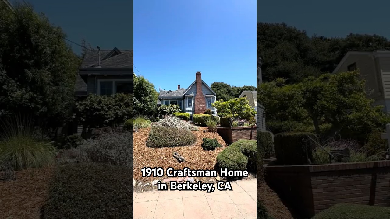 Дом ремесленника 1910 года в Беркли, Калифорния 