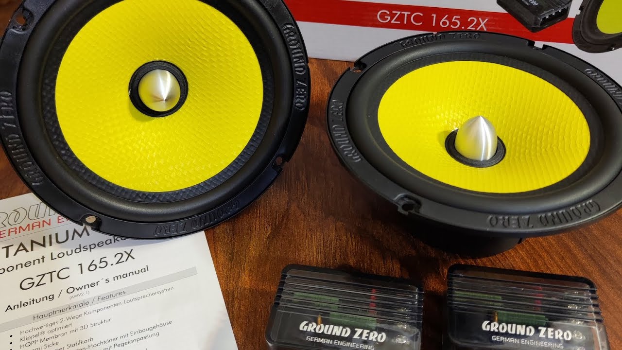 Groundzero GZTC 165.2X Titanium Component Loadspeaker