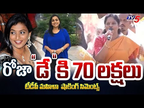 పందిలా దోచుకోడమే.. | TDP Women Leader SHOCKING Comments On RK Roja backslashu0026 YS Jagan | TV5 News - TV5NEWS