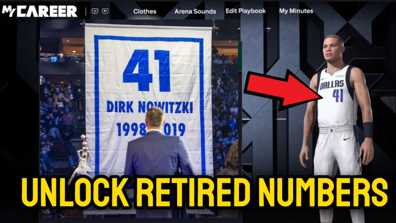 NBA 2K26 - How To Wear RETIRED Numbers (Unlock Any Number)
