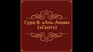 Сура 6: «Аль-Анам» («Скот»)