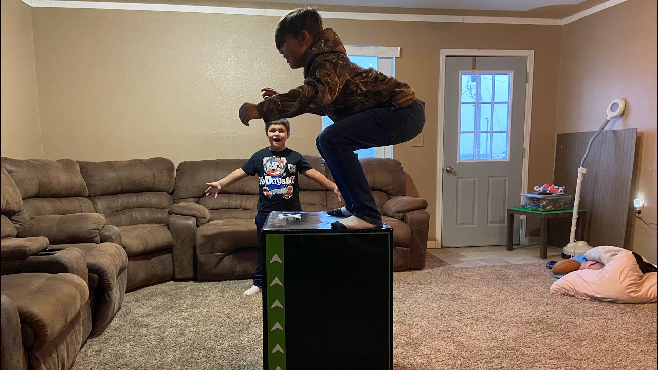 Trying Out New Box Jump From Amazon boxjumps YouTube