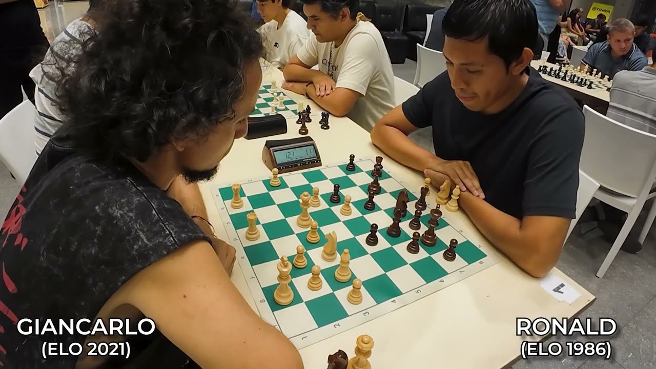 IV BLITZ - Ronda 7 - Giancarlo (2021) vs Ronald (1986). BLITZ  3' +2