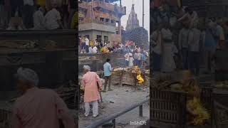 Dead Bodies Fire In Heres Manikarnika Ghat Banaras