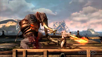 Elephant Man-beast Brawl Gameplay Video - God of War: Ascension