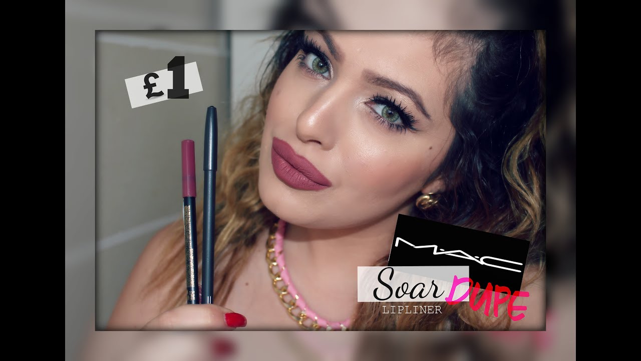 1 Mac Soar Lipliner Dupe Smashing Darling X Youtube