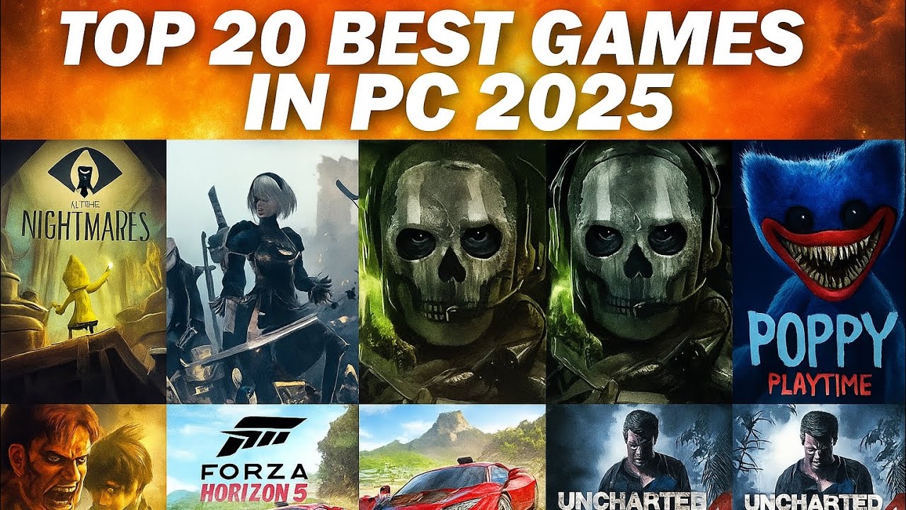Top 20 Best PC Games to Play in 2025 | Must-Play Titles for Gamers!